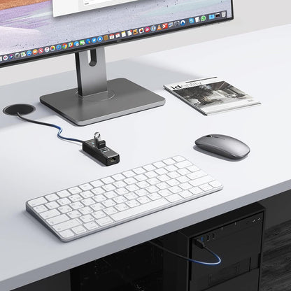 Orico PW3UR25-U3 USB Hub 4-Port 3x USB-A 3.0 1x RJ45 2.5G Ethernet 0.15m - Black_2
