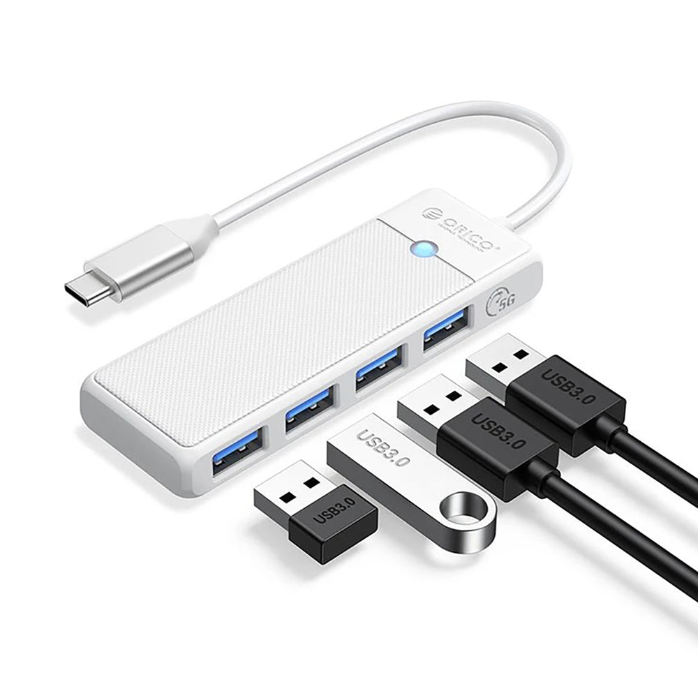 Orico PAPW4A-C3 USB Hub 4-port 4x USB-A 3.0 1.8 m - white_0