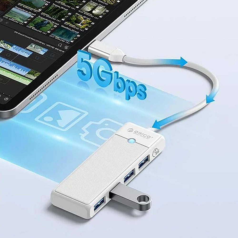 Orico PAPW4A-C3 USB Hub 4-port 4x USB-A 3.0 1.8 m - white_2