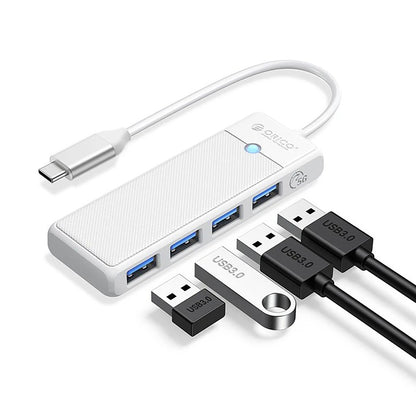 Orico PAPW4A-C3 USB Hub 4-port 4x USB-A 3.0 0.5 m - white_0