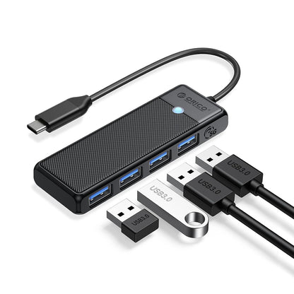Orico PAPW4A-C3 USB Hub 4-port 4x USB-A 3.0 0.15 m - black_0