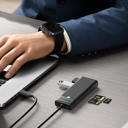 Orico PAPW3AT-U3 USB Hub 4-port 3x USB-A 3.0 with microSD/SD card reader 1.8 m - black_5