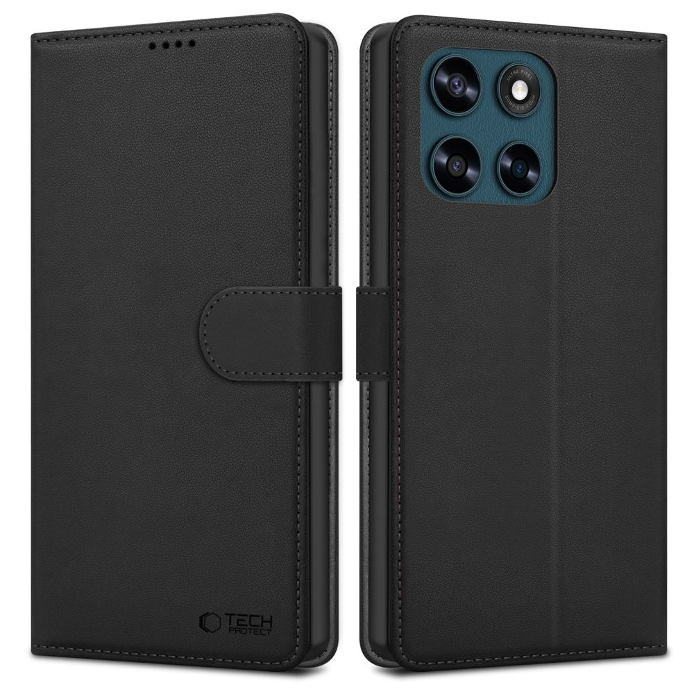 Tech-Protect Wallet Case for Motorola Moto G57 Power / G67 Power - Black_0