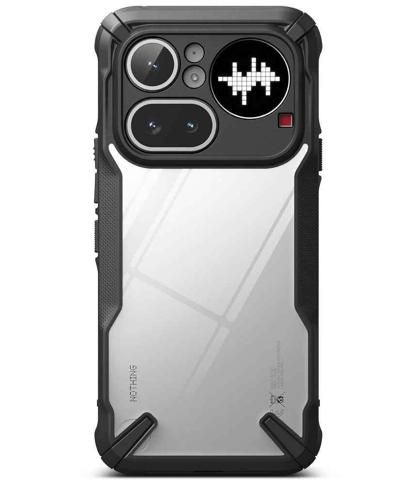 Ringke Fusion X case for Nothing Phone 4A Pro - transparent and black_2