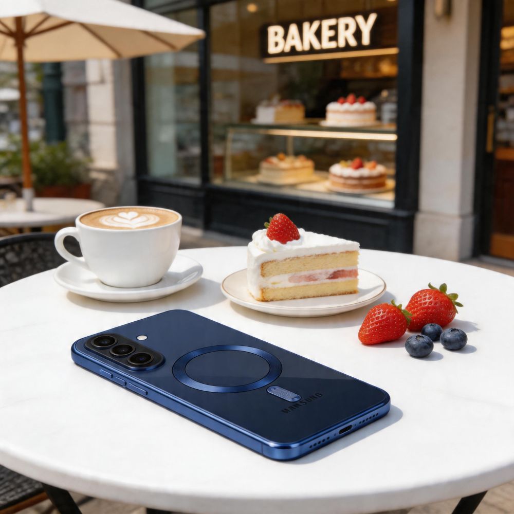 Tech-Protect MagFlex MagSafe Case for Samsung Galaxy A57 5G - Transparent Blue_3