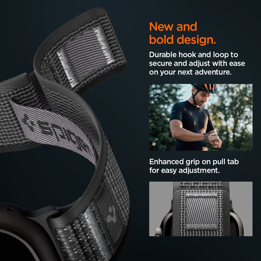 Athlex Air 2 Strap Spigen for Apple Watch 49mm / 46mm / 45mm / 44mm Series, Grey AMP11113 _7