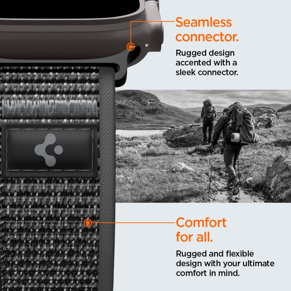 Athlex Air 2 Strap Spigen for Apple Watch 49mm / 46mm / 45mm / 44mm Series, Grey AMP11113 _8