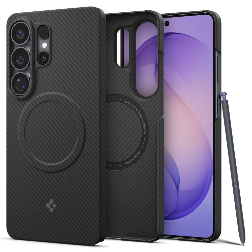 Hard Case Spigen Air Skin with MagSafe for Samsung Galaxy S26 Ultra S948, Black ACS11029 _0