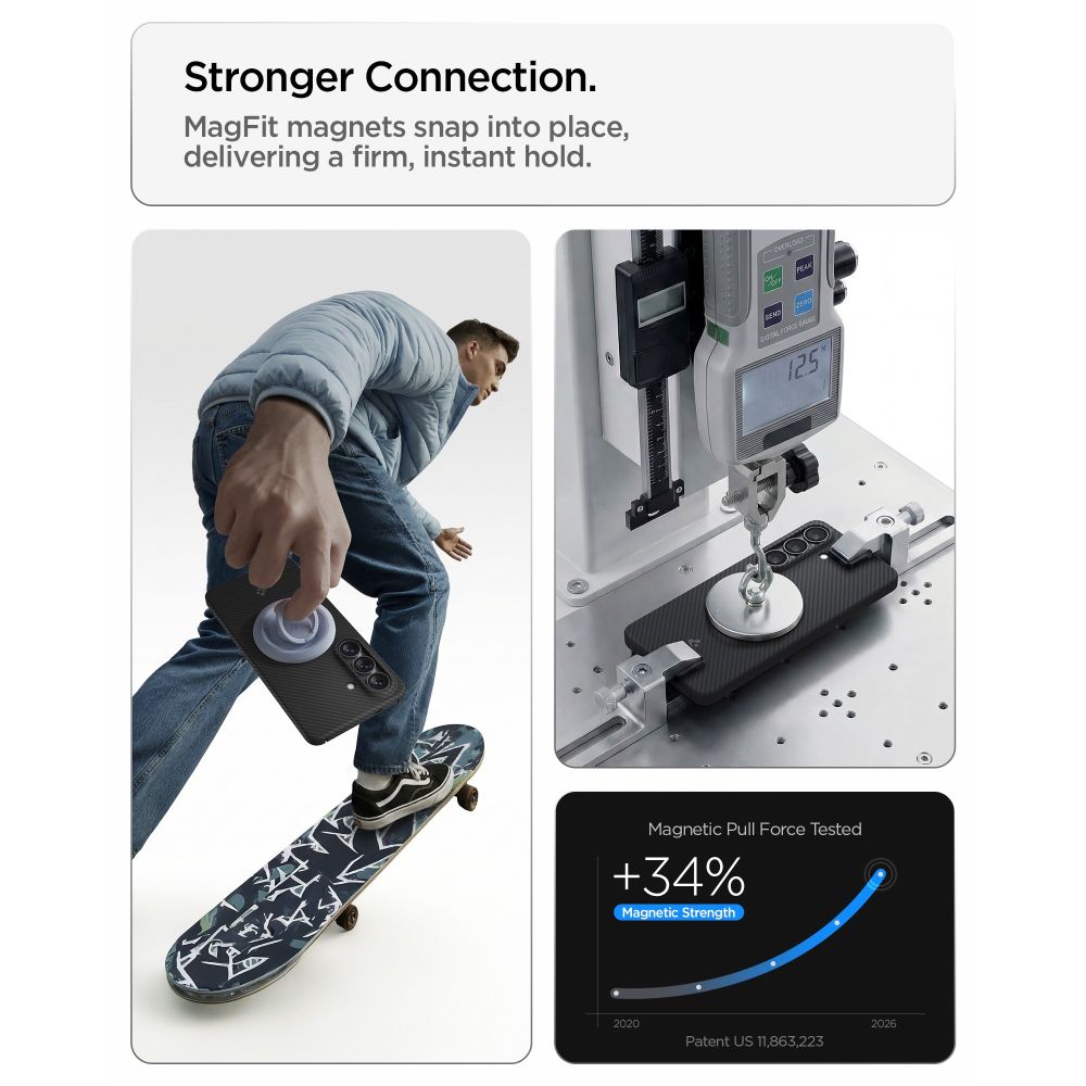 Hard Case Spigen Air Skin with MagSafe for Samsung Galaxy S26 Ultra S948, Black ACS11029 _9