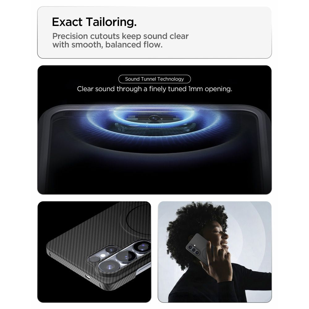 Hard Case Spigen Air Skin with MagSafe for Samsung Galaxy S26 Ultra S948, Black ACS11029 _12