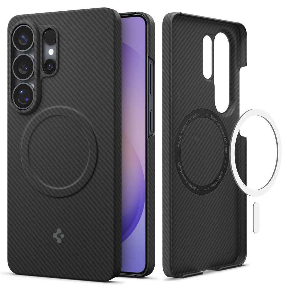 Hard Case Spigen Air Skin with MagSafe for Samsung Galaxy S26 Ultra S948, Black ACS11029 _1