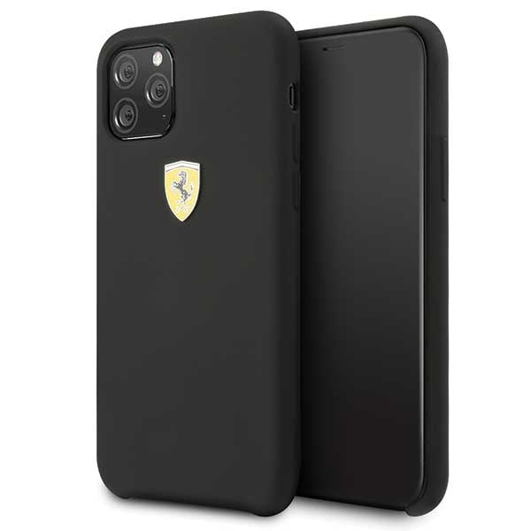 Etui Ferrari Silicone na iPhone 11 Pro Max - czarne_0