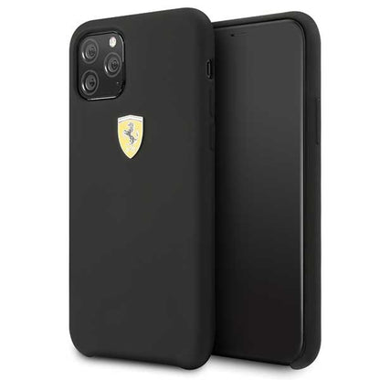 Etui Ferrari Silicone na iPhone 11 Pro Max - czarne_0