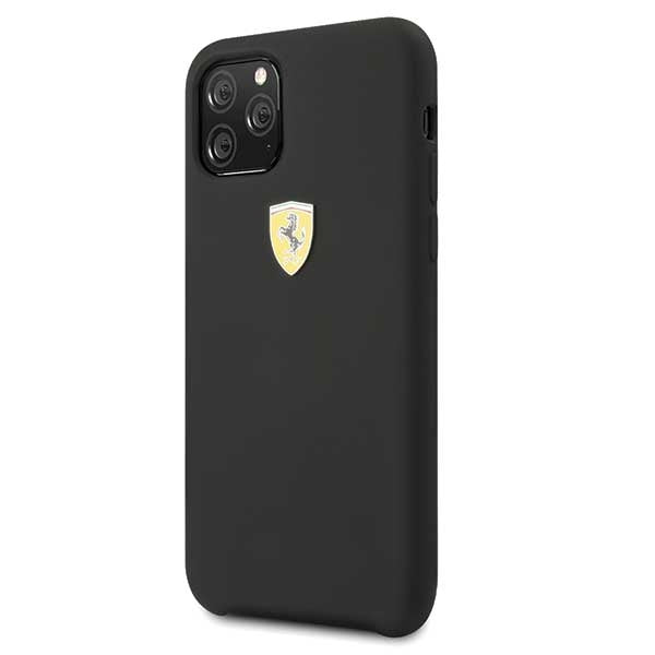 Etui Ferrari Silicone na iPhone 11 Pro Max - czarne_1