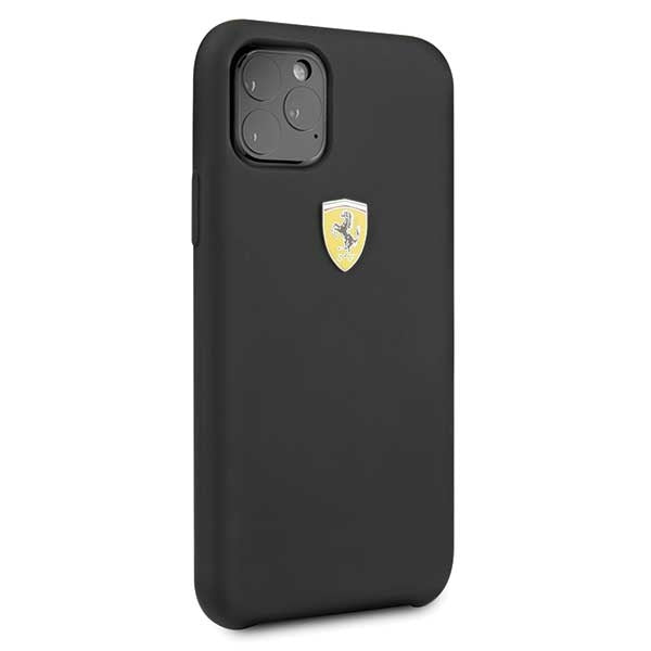 Etui Ferrari Silicone na iPhone 11 Pro Max - czarne_4