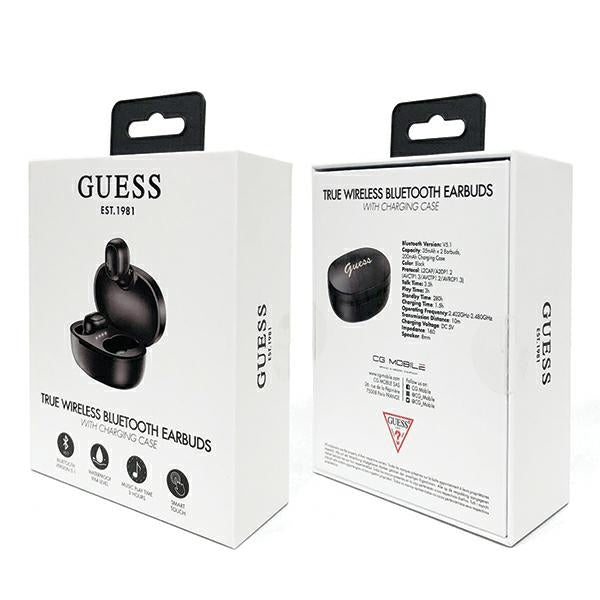 Słuchawki bezprzewodowe Guess Bluetooth GUTWST30BKTWS + stacja dokująca - czarne_3