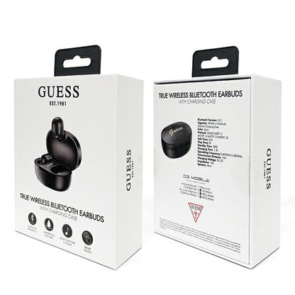 Słuchawki bezprzewodowe Guess Bluetooth GUTWST30BKTWS + stacja dokująca - czarne_3