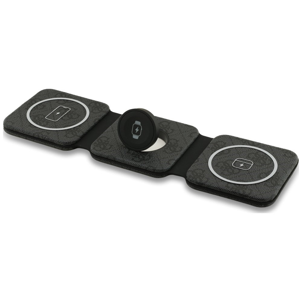 Ładowarka indukcyjna Guess 4G 3w1 15W MagSafe - czarna_1