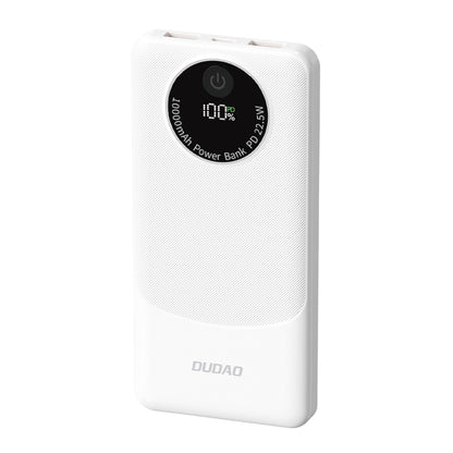Powerbank Dudao K12 10000mAh PD22.5W USB-A, USB-C - white_0