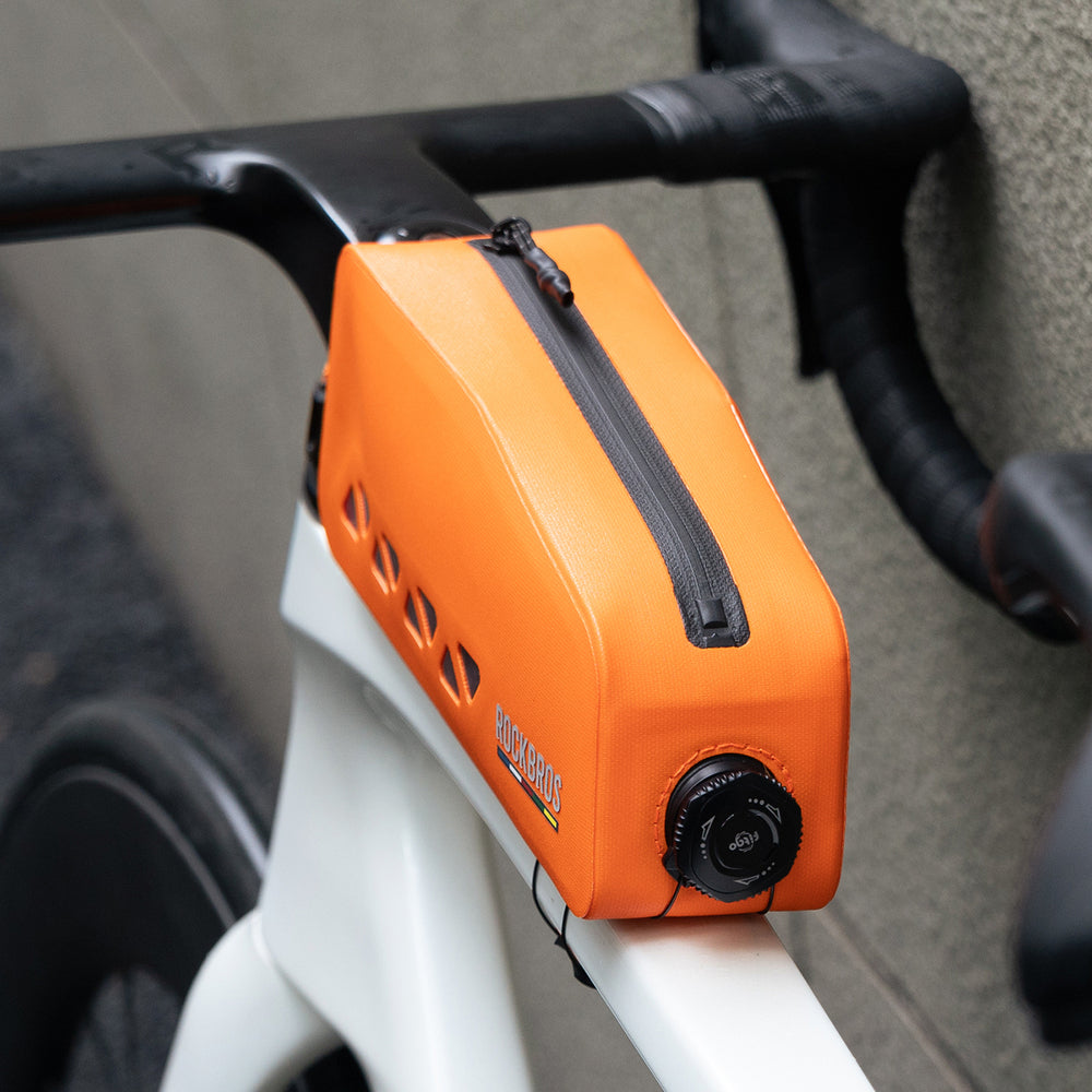 Rockbros ROAD TO SKY AS-142 Waterproof Frame Bag 1L - Orange_2