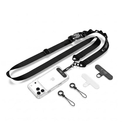 Tech-Protect C9S Rope Crossbody Phone Lanyard - Black_0