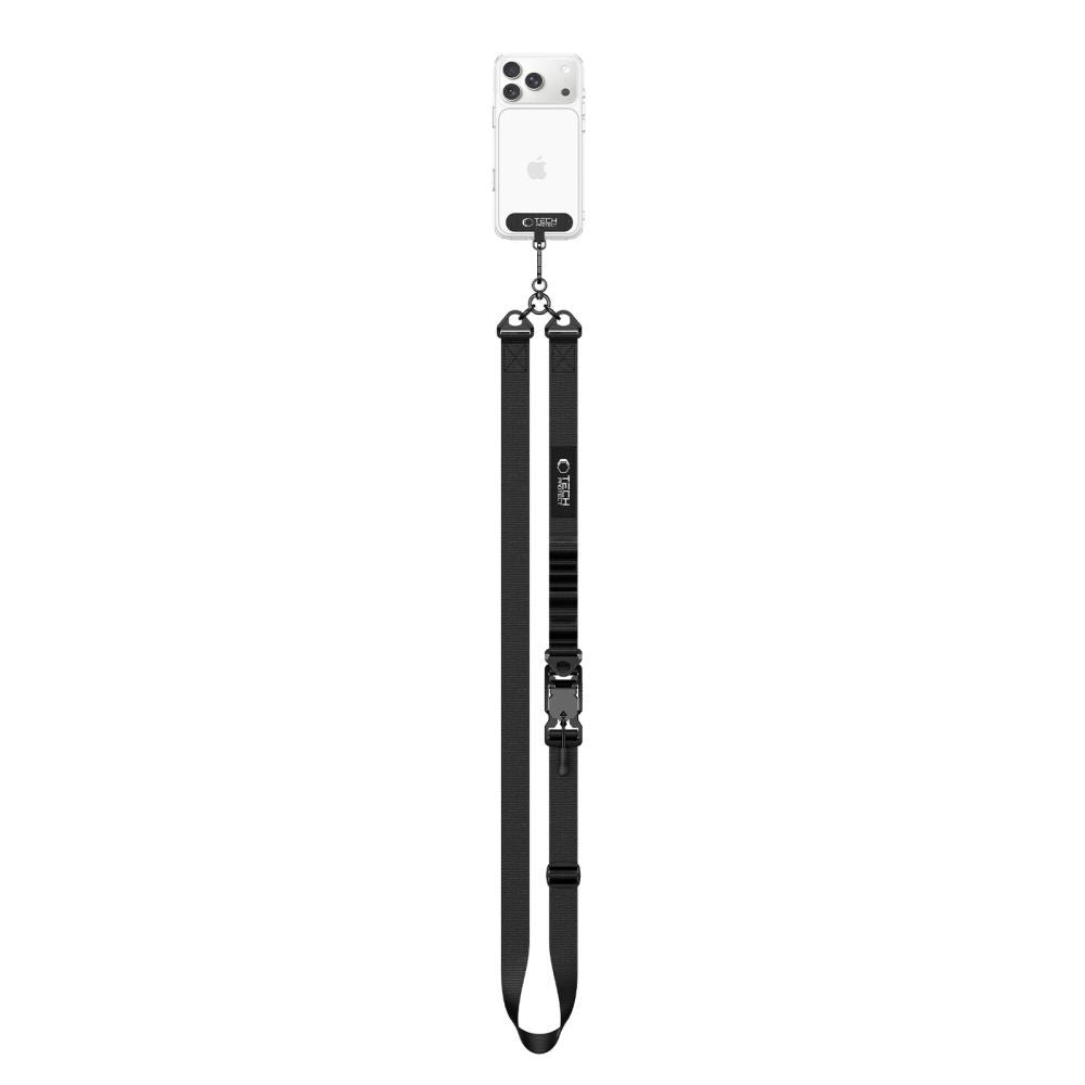 Tech-Protect C9S Rope Crossbody Phone Lanyard - Black_2