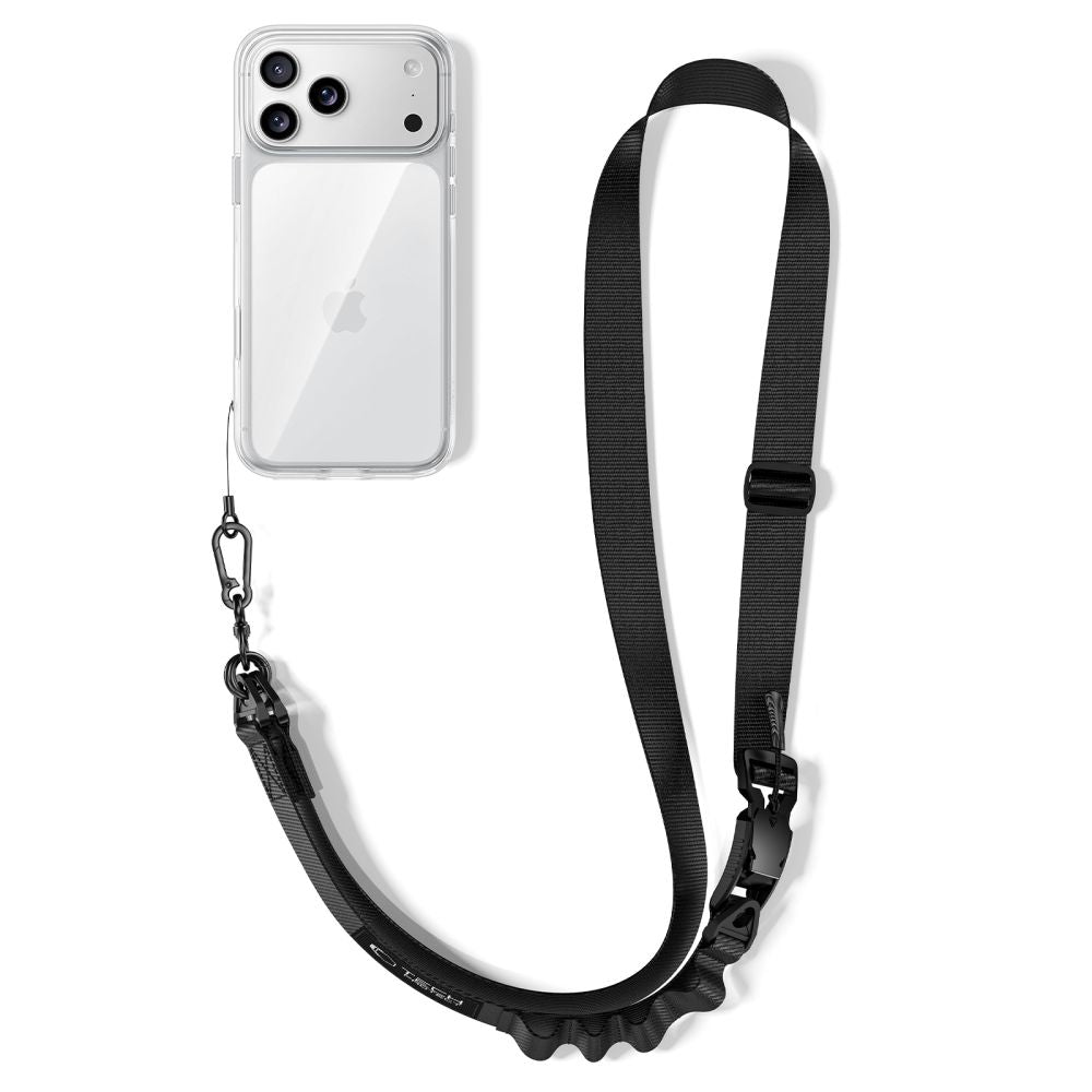 Tech-Protect C9S Rope Crossbody Phone Lanyard - Black_3