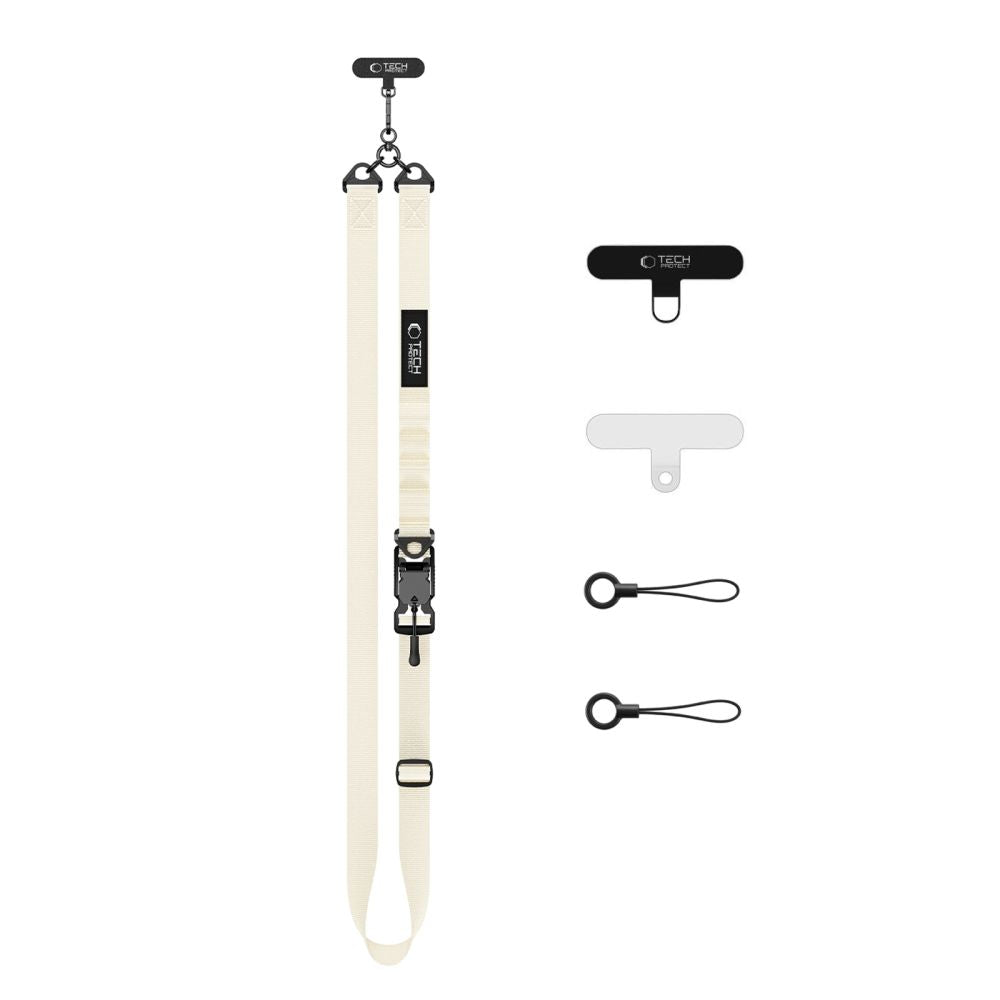 Tech-Protect C9S Rope Crossbody Phone Lanyard - Beige_1