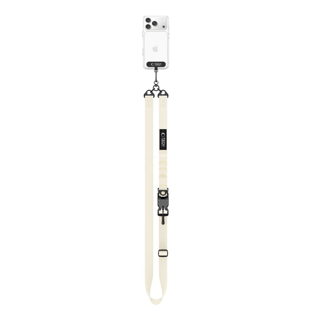 Tech-Protect C9S Rope Crossbody Phone Lanyard - Beige_2