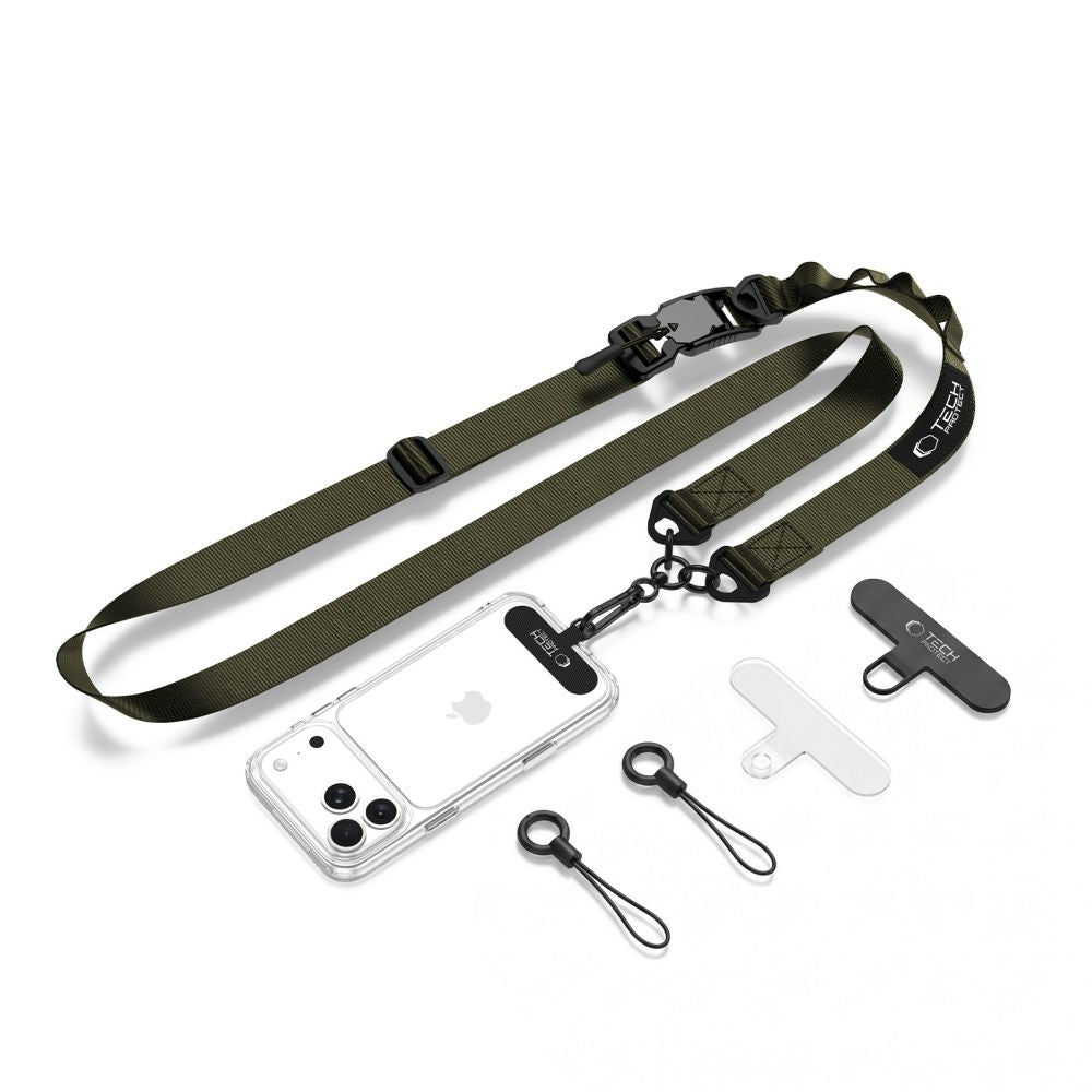 Tech-Protect C9S Rope Crossbody Phone Lanyard - Green_0