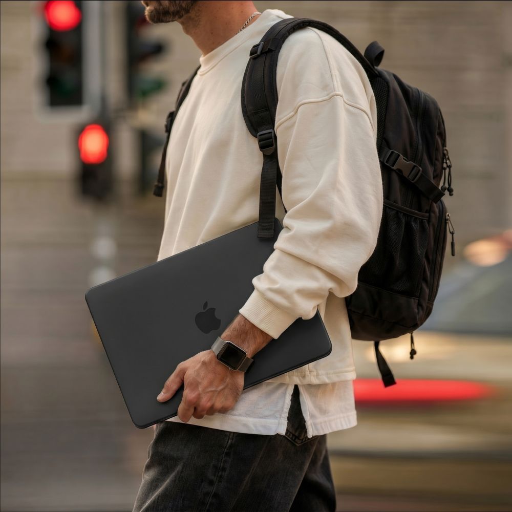 Tech-Protect Softshell Case for MacBook Neo 13" 2026 - Matte Black_6