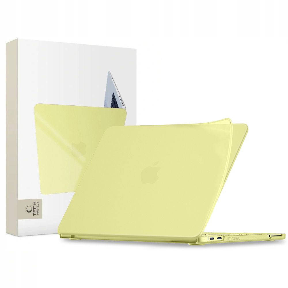 Tech-Protect Softshell case for MacBook Neo 13 2026 - matte yellow_0