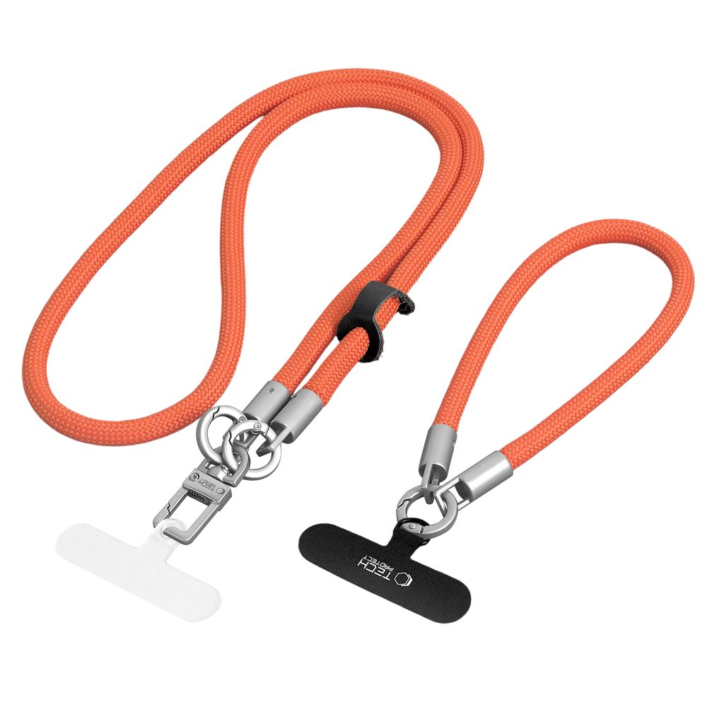 Tech-Protect C10S Rope Phone Lanyard - Orange_0