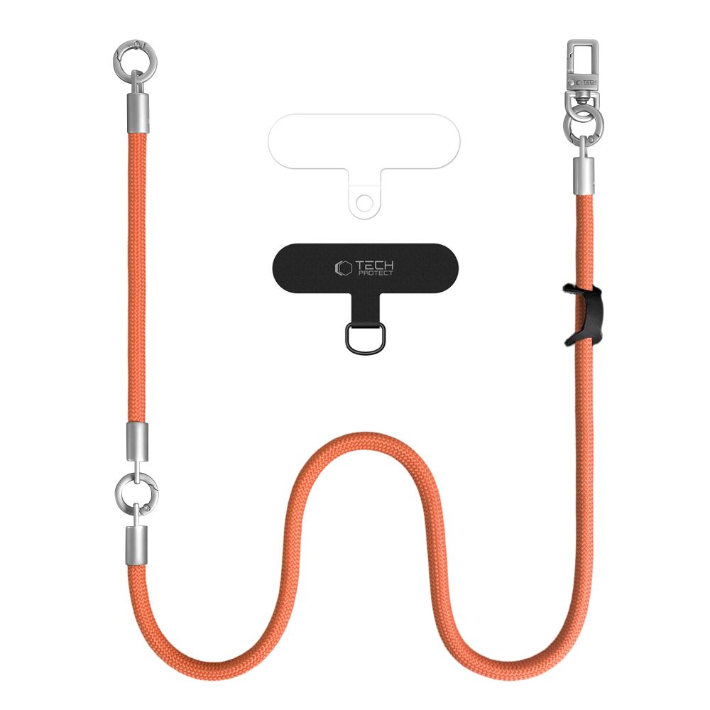 Tech-Protect C10S Rope Phone Lanyard - Orange_1