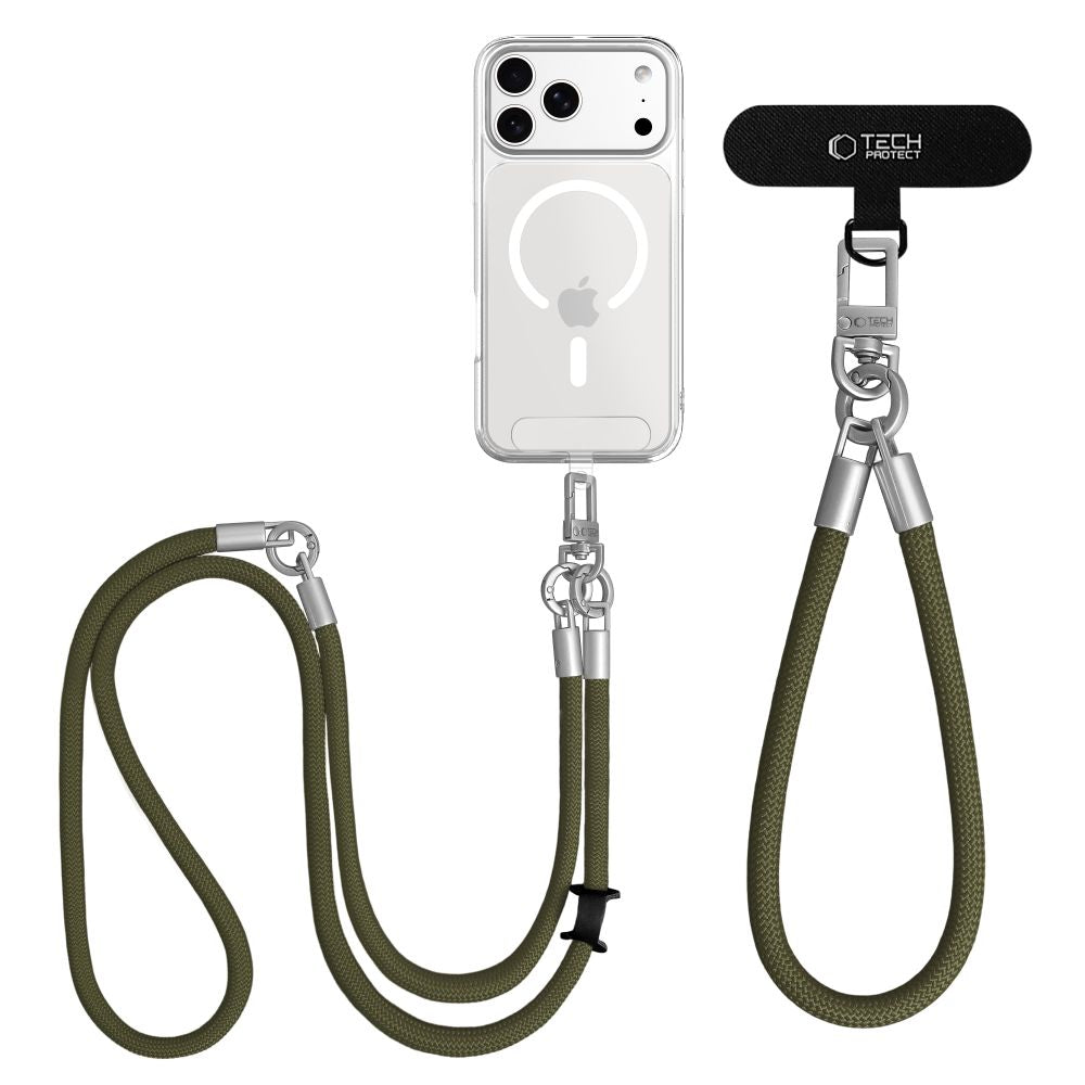 Tech-Protect C10S Rope Phone Lanyard - Green_2