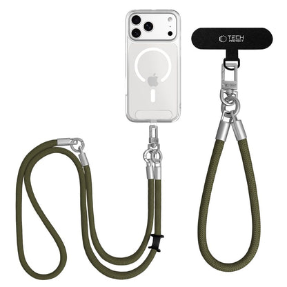 Tech-Protect C10S Rope Phone Lanyard - Green_2