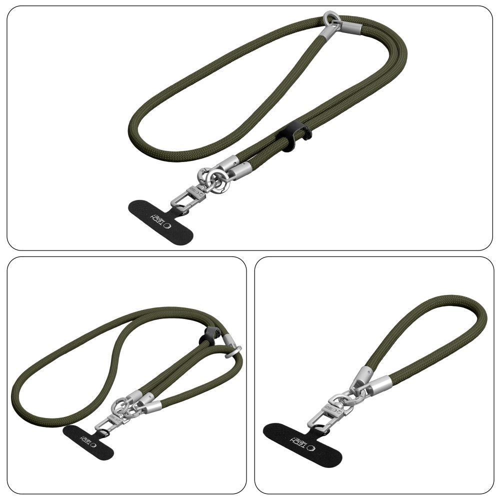 Tech-Protect C10S Rope Phone Lanyard - Green_3