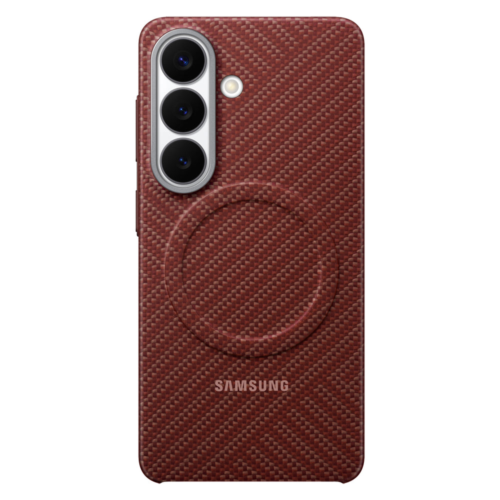 Samsung Carbon Magnet Case for Samsung Galaxy S26, MagSafe Compatible - Red_0