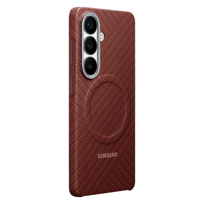 Samsung Carbon Magnet Case for Samsung Galaxy S26, MagSafe Compatible - Red_2