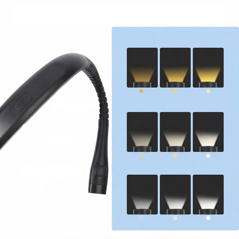 Tech-Protect LL200 Wireless Back Reading Lamp - Black_2