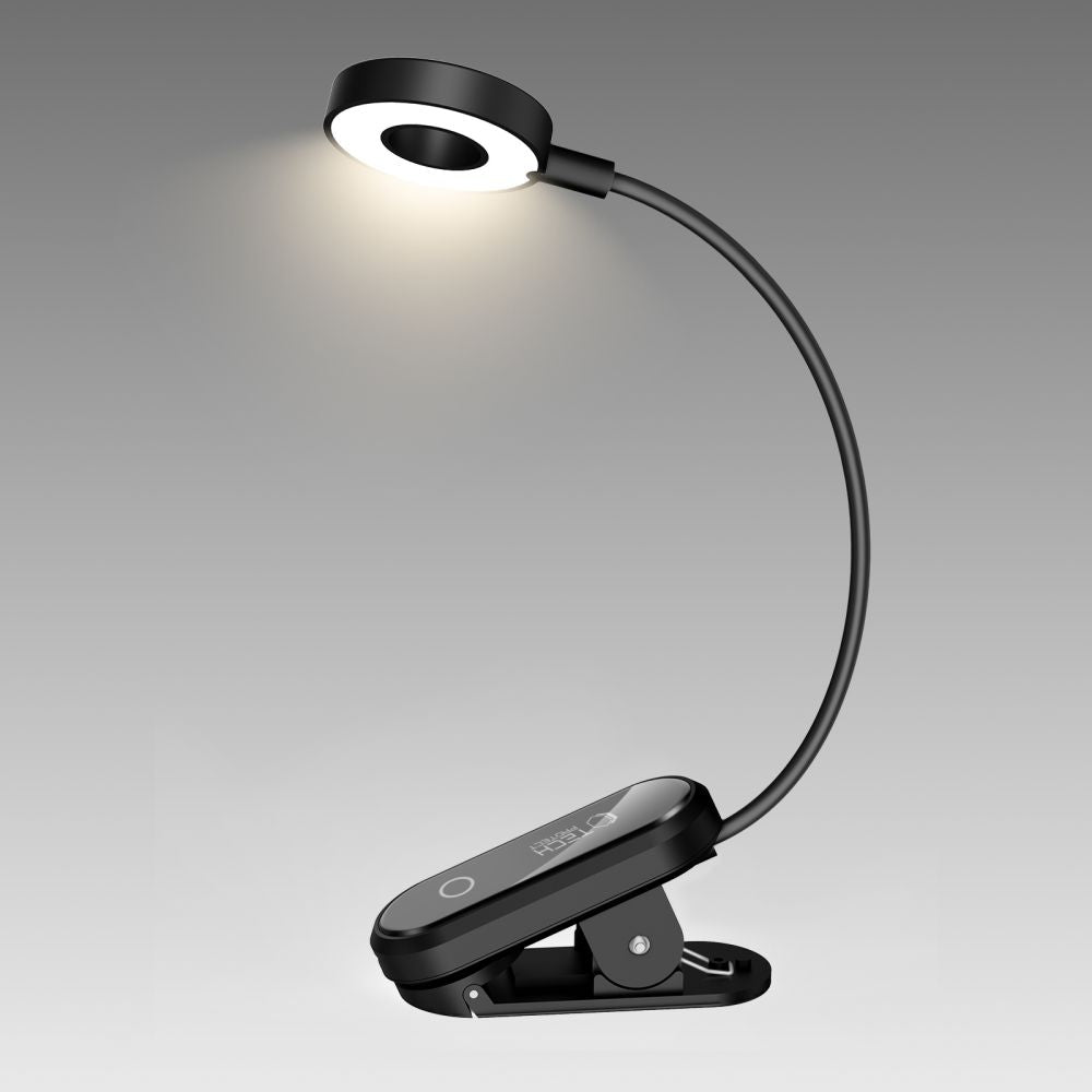 Tech-Protect LL100 Wireless Lamp with Clip + USB-A / USB-C Cable 30 cm - Black_2
