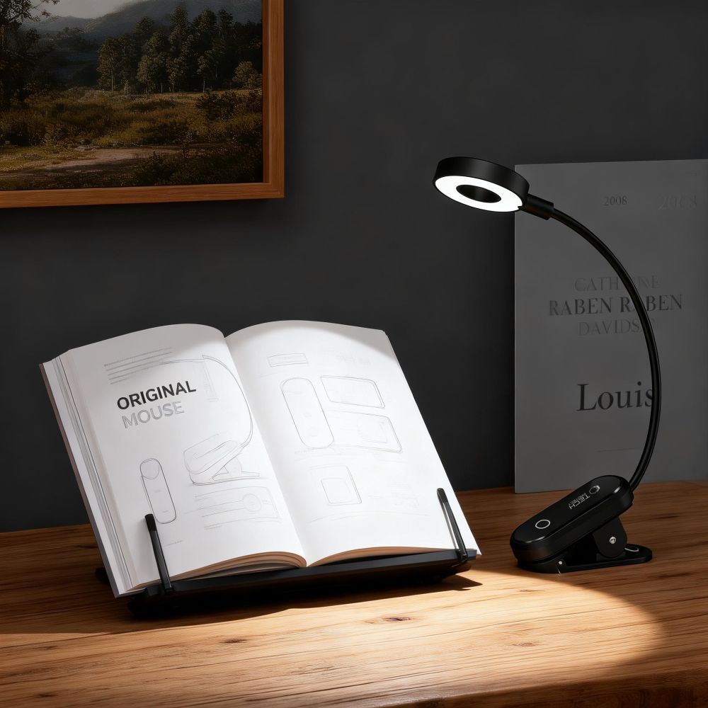 Tech-Protect LL100 Wireless Lamp with Clip + USB-A / USB-C Cable 30 cm - Black_6