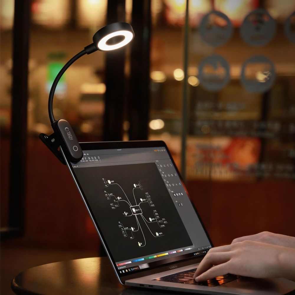 Tech-Protect LL100 Wireless Lamp with Clip + USB-A / USB-C Cable 30 cm - Black_7