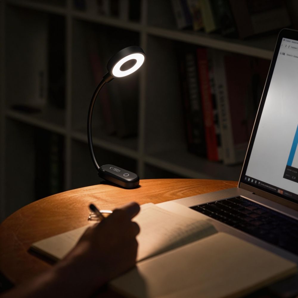Tech-Protect LL100 Wireless Lamp with Clip + USB-A / USB-C Cable 30 cm - Black_8