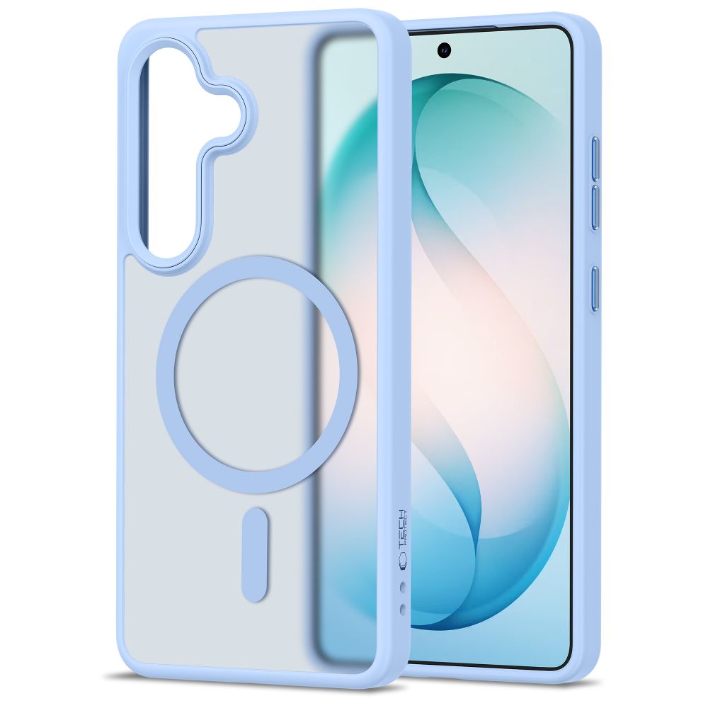 Tech-Protect Magmat MagSafe Case for Samsung Galaxy S26 - Matte Blue_1