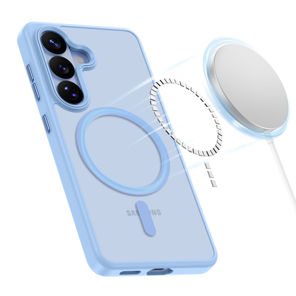 Tech-Protect Magmat MagSafe Case for Samsung Galaxy S26 - Matte Blue_2