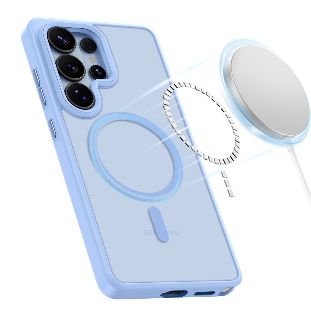 Tech-Protect Magmat MagSafe Case for Samsung Galaxy S26 Ultra - Matte Blue_2