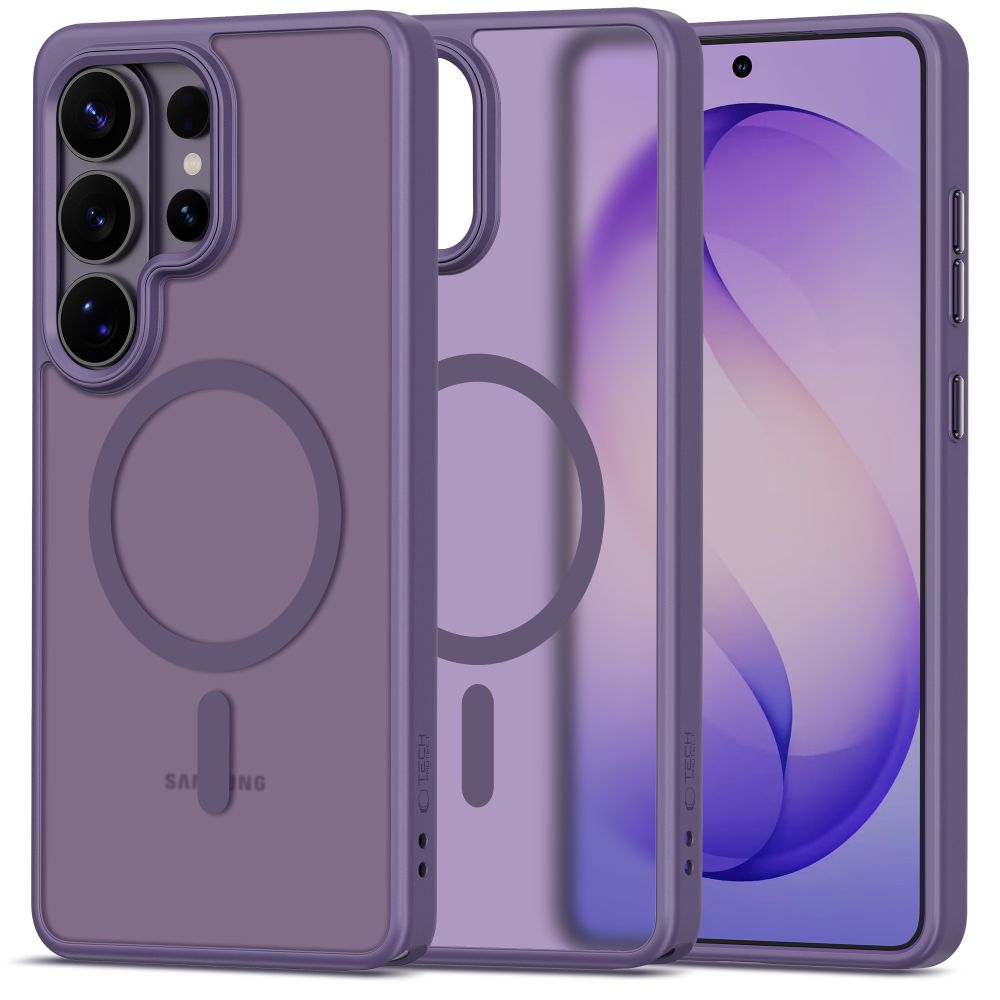 Tech-Protect Magmat MagSafe Case for Samsung Galaxy S26 Ultra - Matte Purple_0