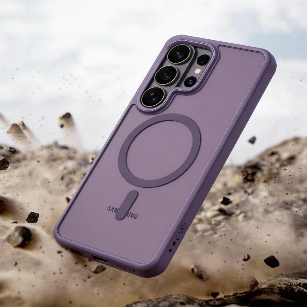 Tech-Protect Magmat MagSafe Case for Samsung Galaxy S26 Ultra - Matte Purple_4