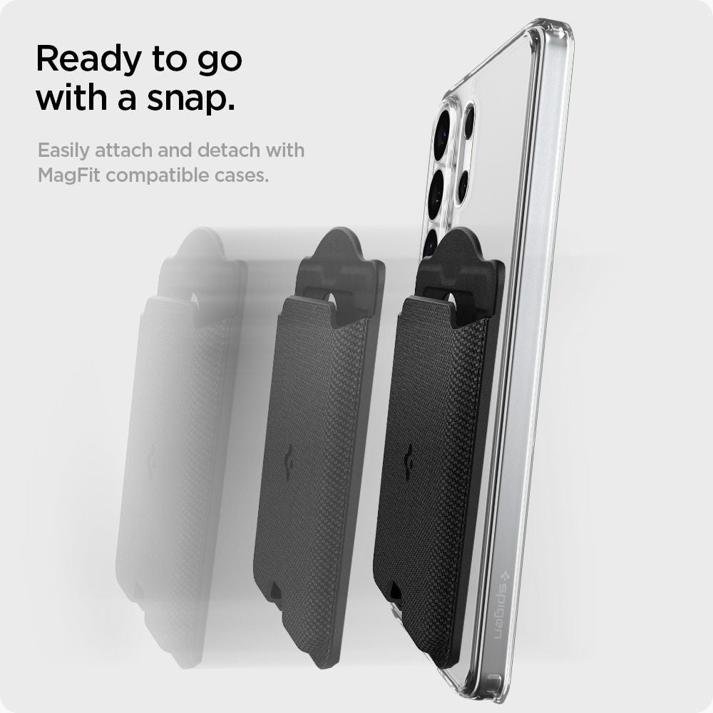 Spigen Urban Fit MagSafe Magnetic Phone Wallet - Black_7